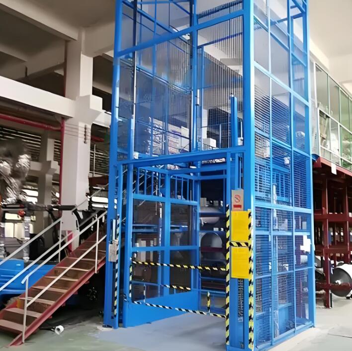 东台导轨式升降机平台